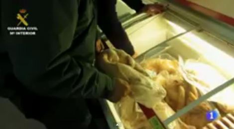 La Guardia Civil retira del mercado 600 toneladas de alimentos fraudulentos
