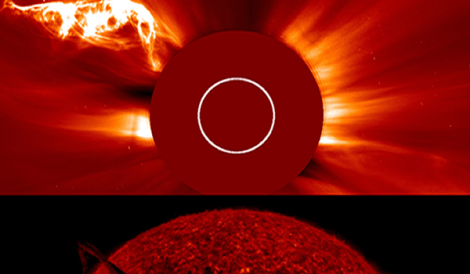 Contempla la belleza de una enorme espiral de plasma solar_